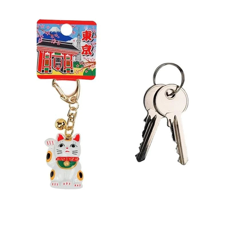 Maneki Neko llavero japonés