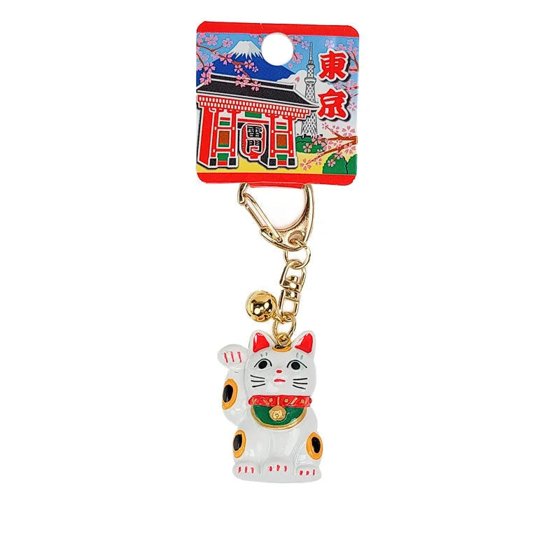 Maneki Neko llavero japonés
