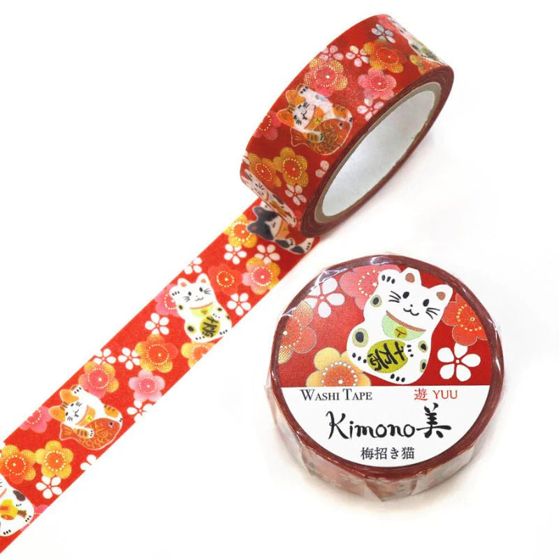 Washi Tape Maneki Neko